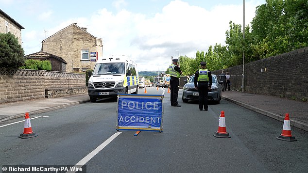 A police corden continues to remain in place on Coventry Street as Northern Powergrid employees continue to work in and evacuated terraced properties.