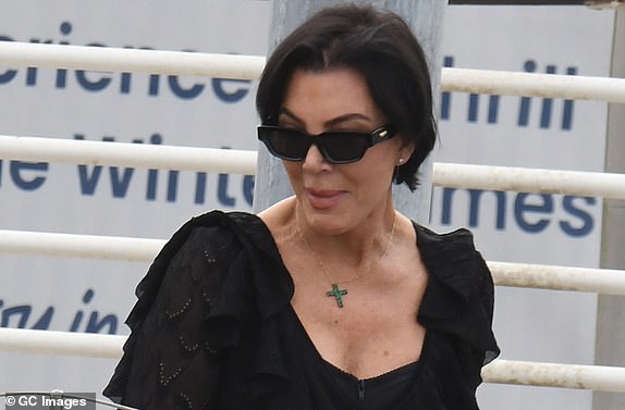 VENICE, ITALY - JUNE 26: Kim Kardashian,Kris Jenner ahead of Jeff Bezos and Lauren Sanchez Wedding on June 26, 2025 in Venice, Italy. (Photo by Luigi Iorio/GC Images)