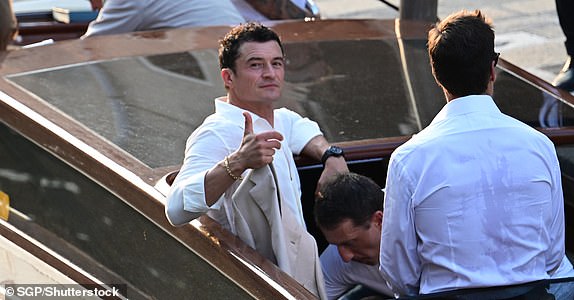 Mandatory Credit: Photo by SGP/Shutterstock (15376291ad) Orlando Bloom Jeff Bezos and Lauren Sànchez Wedding Arrivals at Campo Della Madonna dell'Orto Venice, Italy - 26 Jun 2025