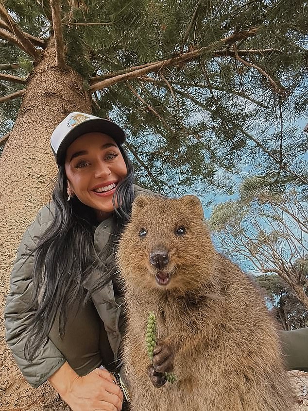 Meanwhile, Perry is halfway across the world in Australia, putting on a brave face as she continues her tour with four-year-old daughter Daisy in tow