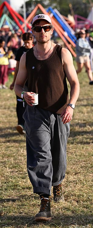 James Norton looked stylish wearing Ché Studios and Russell and Bromley boots as he soaked up the sights of the festival