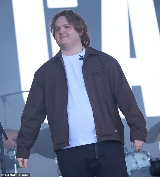 Lewis sung a number of his famous hits, before once chocking back tears as he performed brand new single Survive, which highlights the recent difficult period in his career