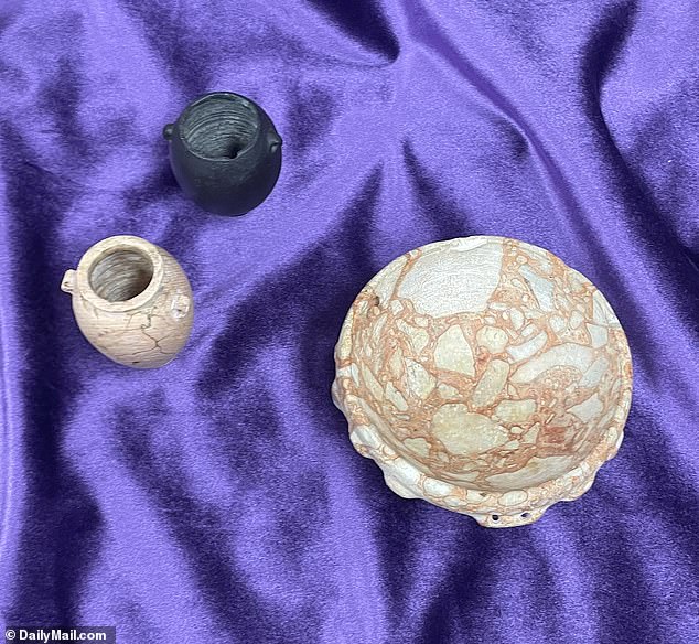 Some of the vases have openings that are smaller than a human finger, baffling experts on how ancient people made a small, precise hole and then removed all the material inside thousands of years ago