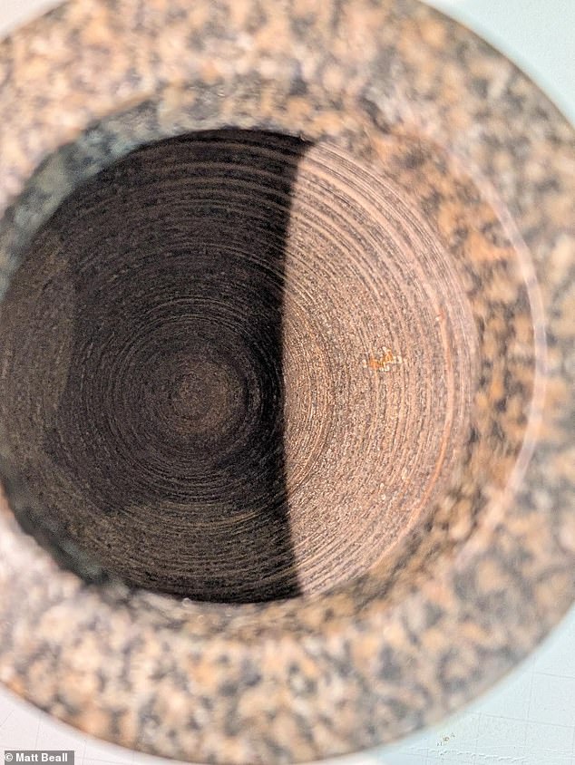 'Interior tool marks are present on most, if not all, of these artifacts, which is pretty fascinating,' Beall said