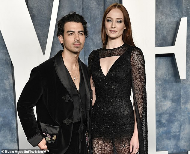 The Do Revenge actress famously married ex Joe Jonas (pictured), 35, in 2019 and the pair share two children, daughters Willa, four, and Delphine, two