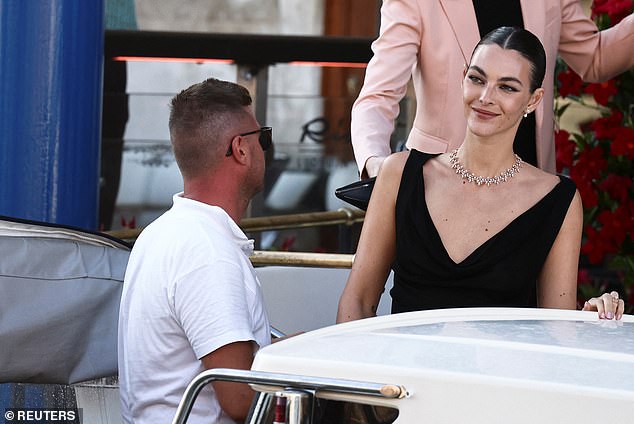 DiCaprio is attending the event with current girlfriend and supermodel Vittoria Ceretti, 27, who he has been dating for two years