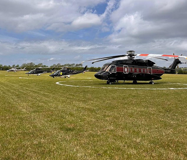 Helicopter firm Air Charter ¿ which sells return tickets for £13,950 ¿ reckons it saves its celebrity customers up to eight hours per journey compared with driving