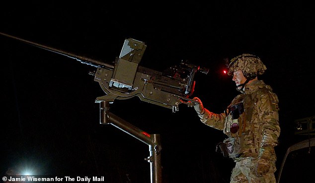 By 11.32pm it’s clear from the crew’s hand-held digital monitor that the drones in the air are concentrating on Kharkiv