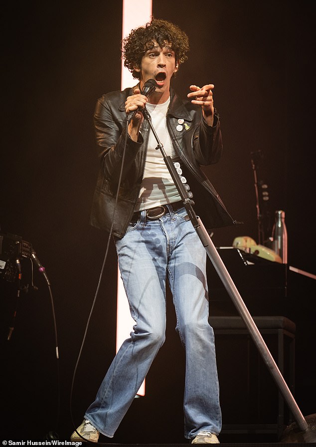 During his set, Matty claimed to be his generation's 'best songwriter' in a tongue and cheek moment