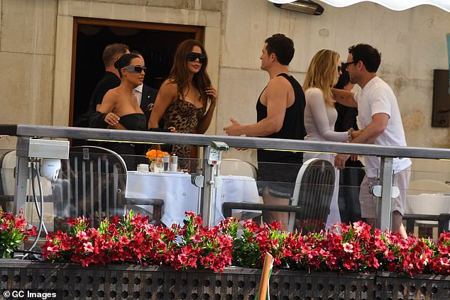 Perry's now-ex Orlando Bloom was in attendance and was photographed greeting Kim Kardashian