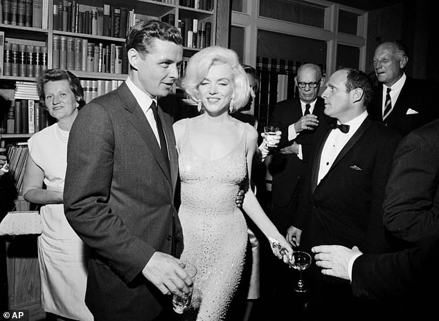 Marilyn wears the same iconic gown she selected for her Happy Birthday performance to the president at Madison Square Garden in 1962