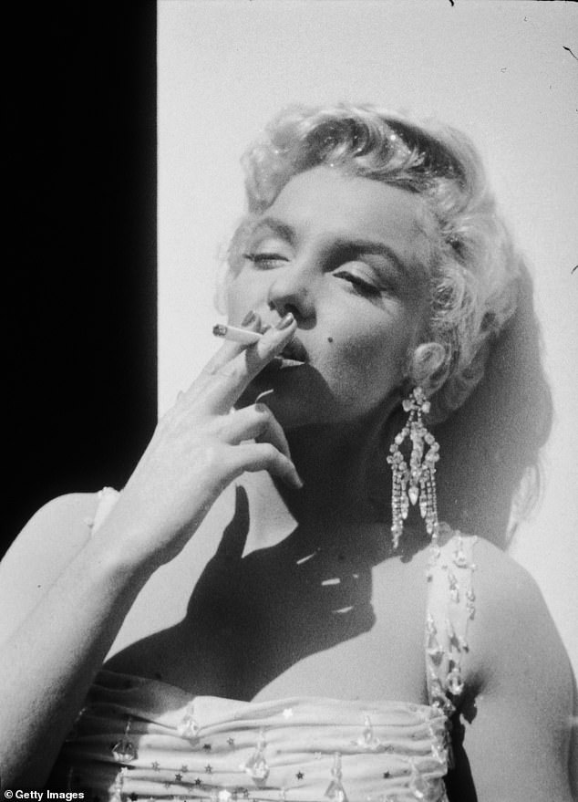 Marilyn pictured on the set of There's No Business Like Show Business in 1954