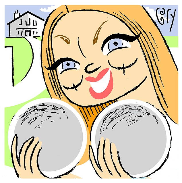 Geri Halliwell has resigned herself to a future without balls
