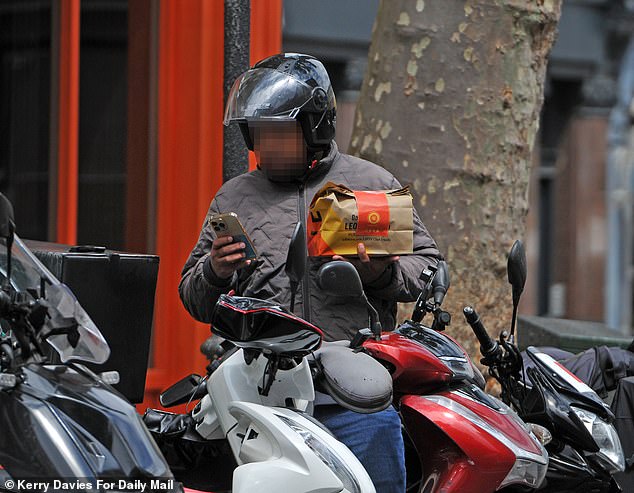 Bike delivery driver in Earl's Court. Some of these migrant delivery drivers will be economic migrants simply hoping for a better life. Others could be potential terrorists, paedophiles or murderers, writes Sue Reid