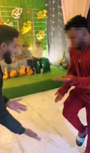 The killer was filmed dancing at an event in a TikTok video shared last year
