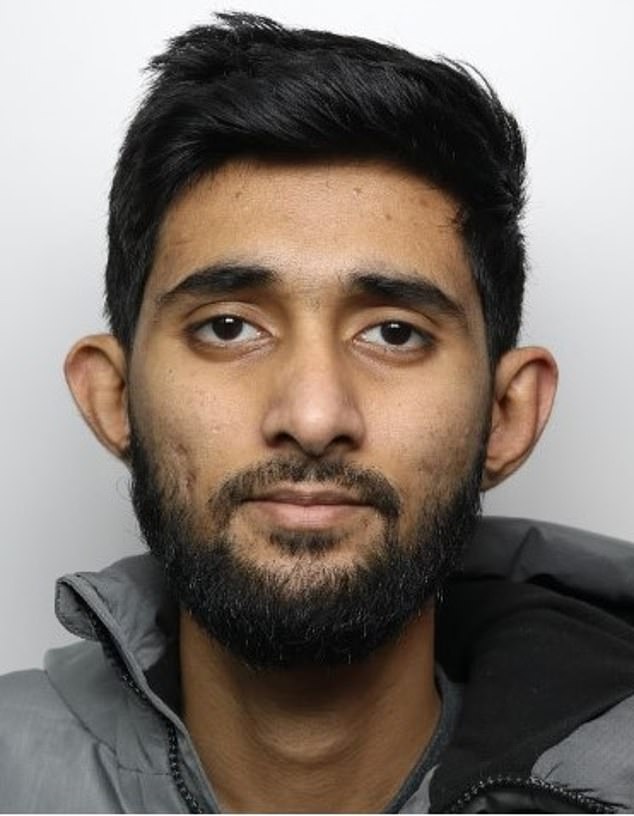 A mugshot issued by West Yorkshire Police as they launched a manhunt for Masum following Ms Akter's brutal murder in April 2024 - while on the run he shaved off his beard in a vain bid to avoid capture