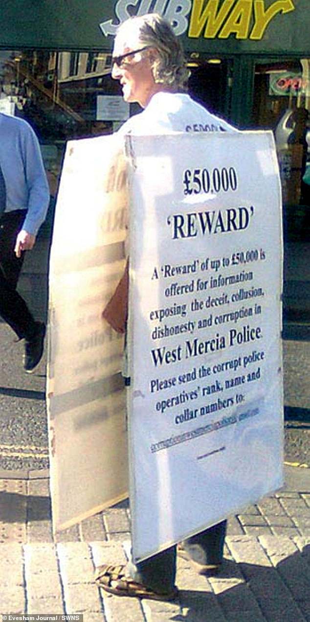 Jackson (pictured) appeared at Worcester Magistrates' Court on Thursday after he was charged with stalking