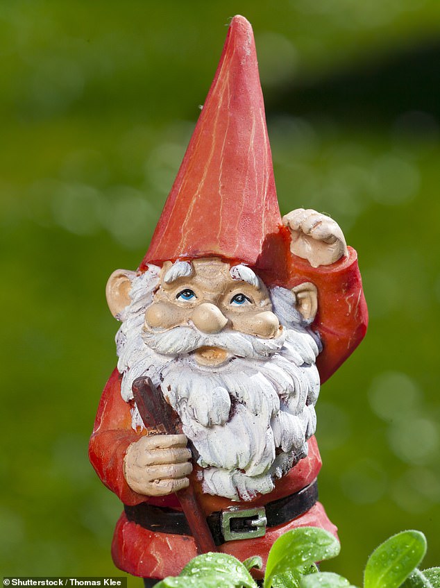 Excessive use of garden gnomes, statues and ornaments is at third place in a survey of the biggest problems sellers have with their neighbours, causing buyers to lower bids by £12,000 (Stock Photo)