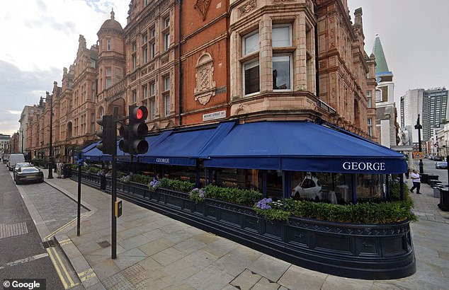 Mount Street is also home to George, an ultra-exclusive private members' club, pictured