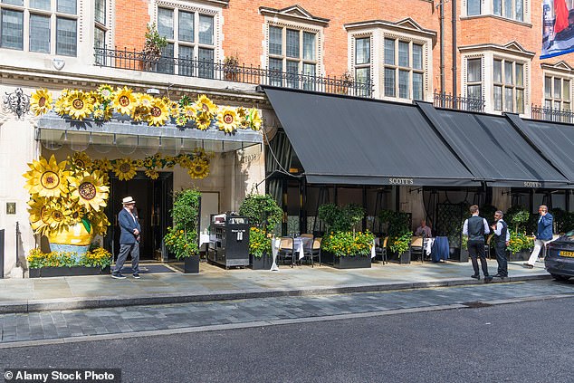His address was given as 79 Mount Street, which is on currently perhaps the most glamorous street in London, in the heart of Mayfair. It's home to Scott's restaurant, pictured