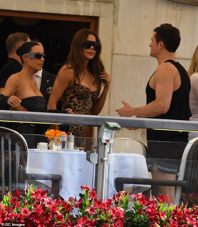 Chad said that Orlando seems to be on the up as he's been surrounded by A-list guests including the Kardashians. Pictured with Kim and Khloe