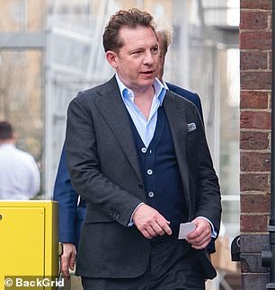 The couple were last seen together in March as they enjoyed lunch in London (pictured)