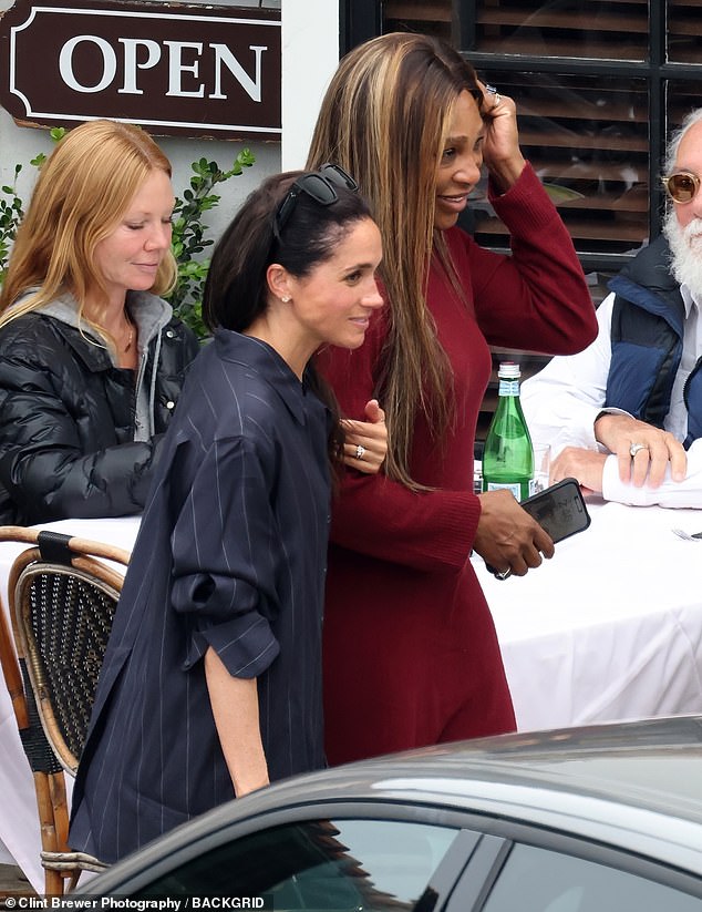Ms Williams has been vocal in her praise for Meghan, including comments following the Duke and Duchess's bombshell interview with Oprah Winfrey