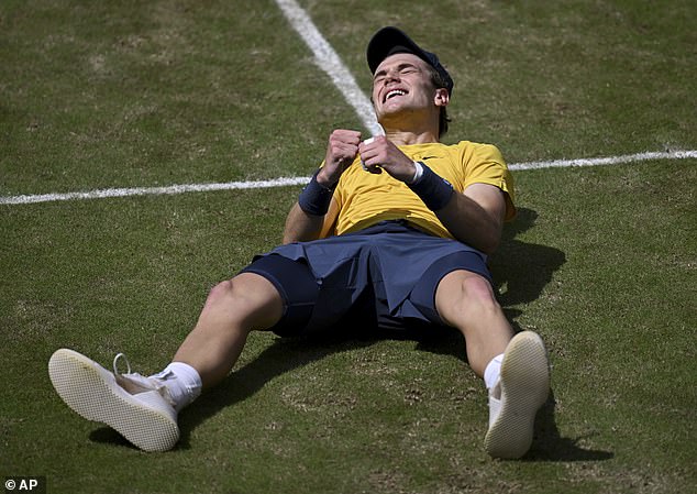 The British No 1 claimed his first senior ATP title on grass at the Stuttgart Open last summer