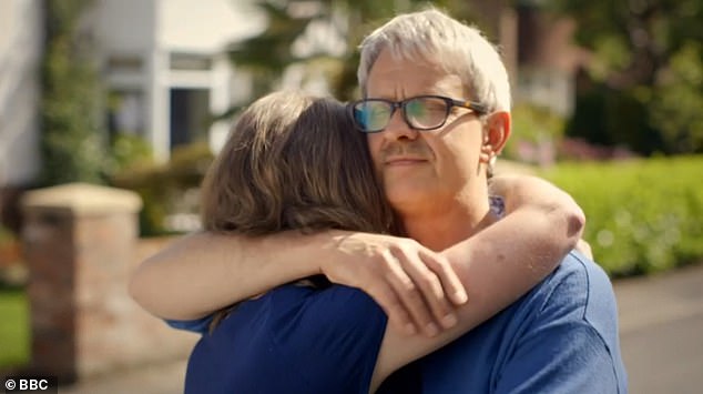 'I know how much time and effort Steve has put into the house and now I feel like I've taken it away from him,' she added tearfully. 'I feel I've let him down.' She cried as Steve hugged her and said: 'No you haven't.'