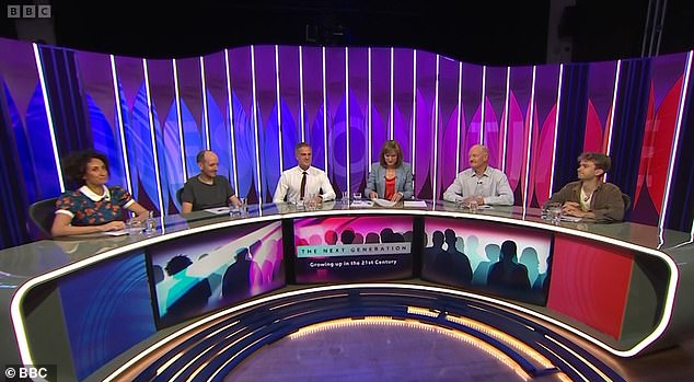 Host Fiona Bruce was joined by headmistress Katharine Birbalsingh, 52, Adolescence writer Jack Thorne, 46, YouTuber TommyInnit, 21, the secretary of state for science and technology Peter Kyle, 54, and MP Lord Willetts, 69