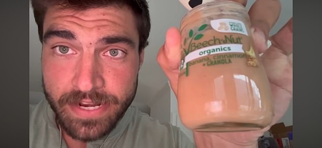 He gives the overall experience a score of 3/10, noting: 'If I didn't have the snacks or Pedialyte [baby formula rehydration drinks], it would've been a one'