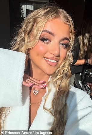 Earlier this week Princess looked the spitting image of her mother as she posed for a stunning selfie
