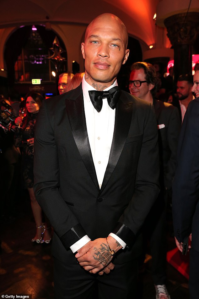 Following his release from prison, he signed to White Cross Management company and kicked started his career in the fashion industry (pictured in February)