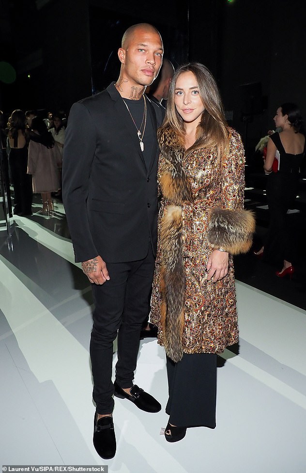 His second son Jayden born of his shock relationship with Topshop boss Philip Green's daughter Chloe (pictured together in 2018)