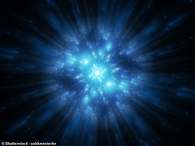 The expanding bubble of true Higgs vacuum would spread like a wave, pushing a wall of energy powerful enough to tear apart stars (stock image)