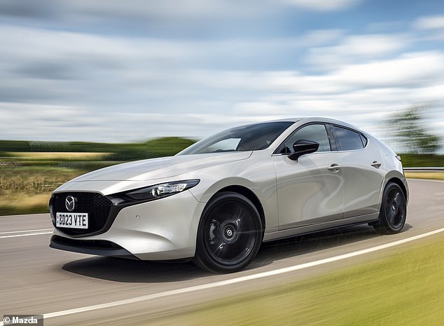 The Mazda3 outperforms the likes of the Vauxhall Astra, Ford Focus and VW Golf in terms of best value family hatchbacks