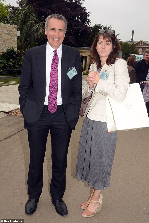 Dermot Murnaghan and wife Maria at the RHS Chelsea Flower Show in London. The couple have four children