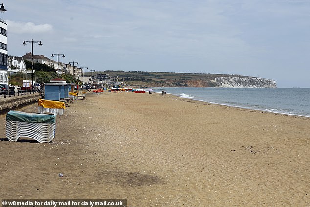 Sandown Beach is five miles long and is renowned for its soft golden sands