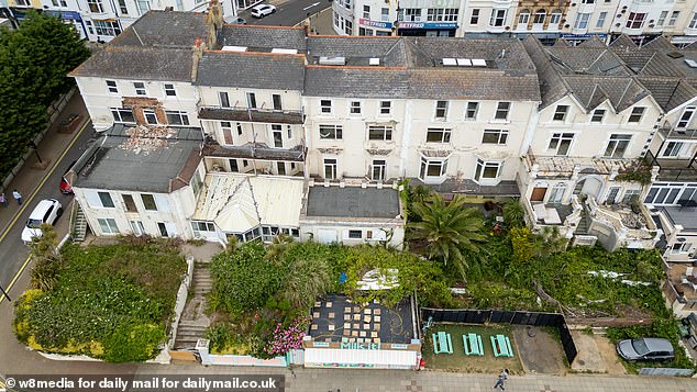 The Esplanade Hotel once hosted Jimi Hendrix as a guest but has been derelict for more than six years