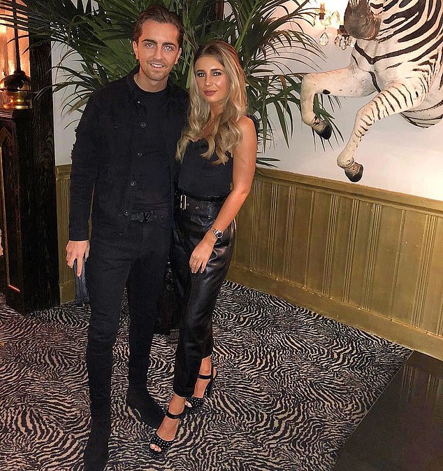 Before her days as a WAG with West Ham United star Jarrod Bowen, Dani Dyer (right) endured a far more turbulent relationship with con artist Sammy Kimmence (left)