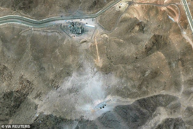 Activity was seen near the tunnel entrances and near the points where the buster bombs struck