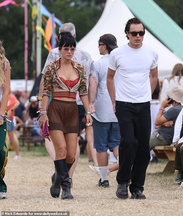 As the weather warmed up, Lily turned heads with a bold outfit change