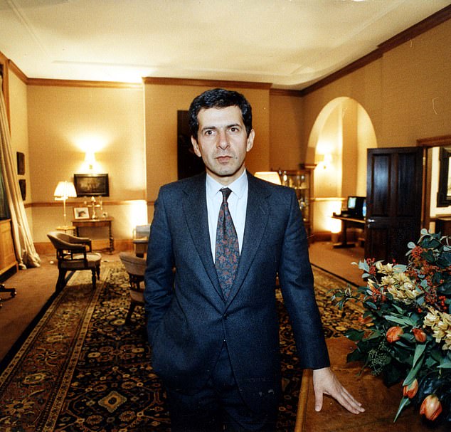 Gerald Ratner is seen at his Stratton Street Office in 1990