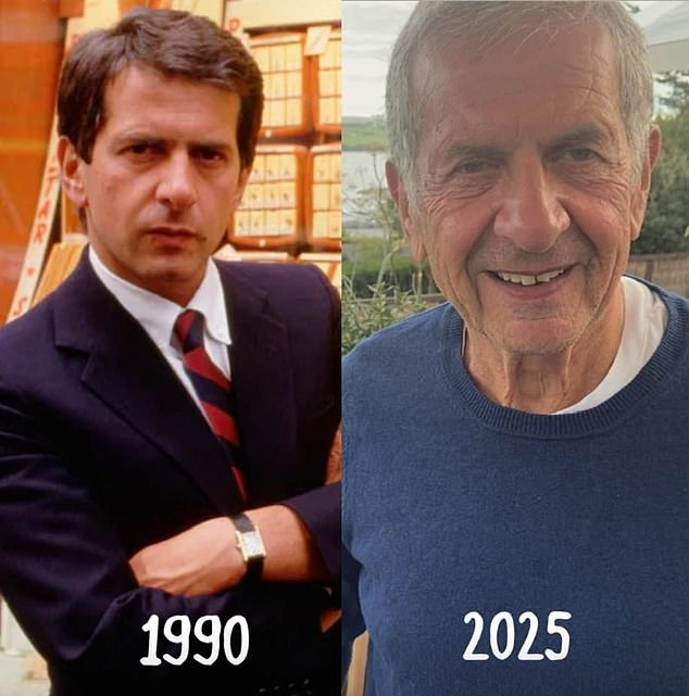 Mr Ratner is seen in 1990 and 2025