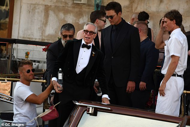 Tommy Hilfiger was spotted amongst the A-list guests heading to the affair