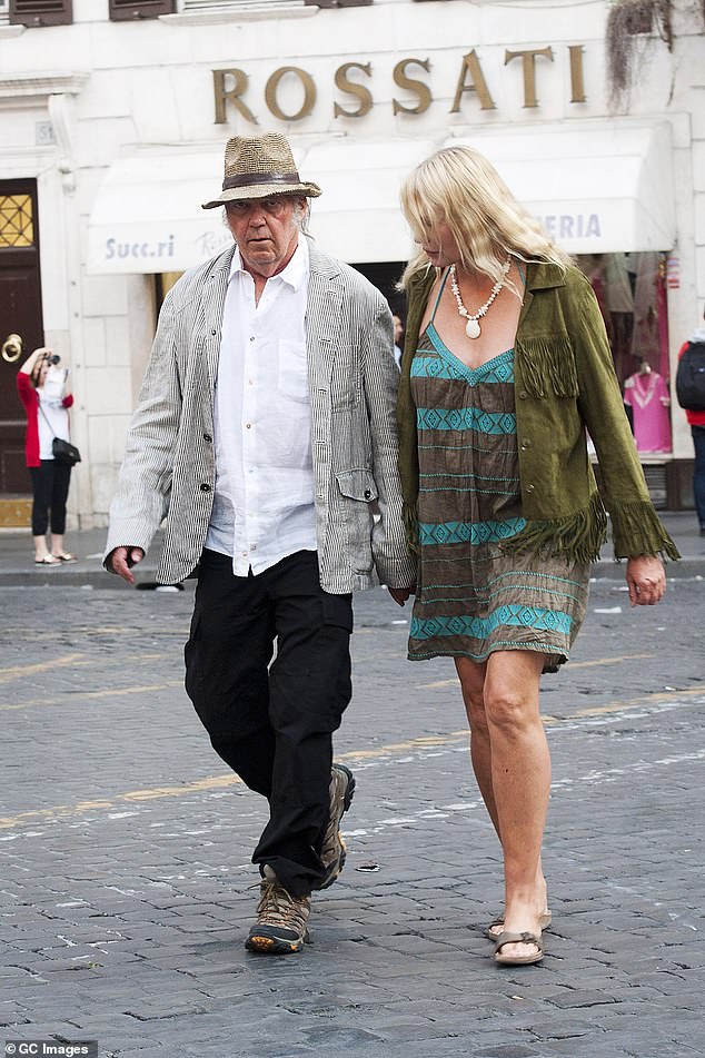 Neil and Daryl visit Rome together in 2015, the year after they first started dating