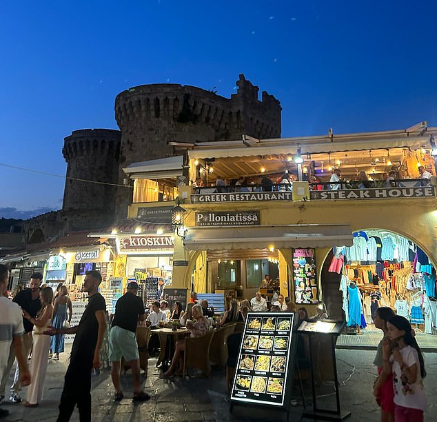 Brit tourists told MailOnline they were charged ¿66 for what they thought would be a 'large' cocktail and 'large' beer at Polloniatissa. The cocktail arrived in a fishbowl, and the beer a 2L boot