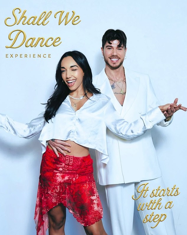 Earlier this year it was reported Michelle's Italian hunk boyfriend Simone Arena, 33, (pictured) is joining the dance competition's line up of dance professionals who are paired with the celebrity contestants