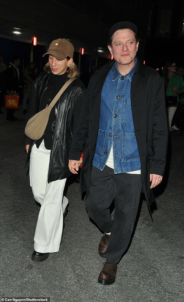 Mat and Celina married in a secret wedding held at a 1930s mansion in the bride's native Norway in 2021 after they began dating in 2019 (pictured in March )