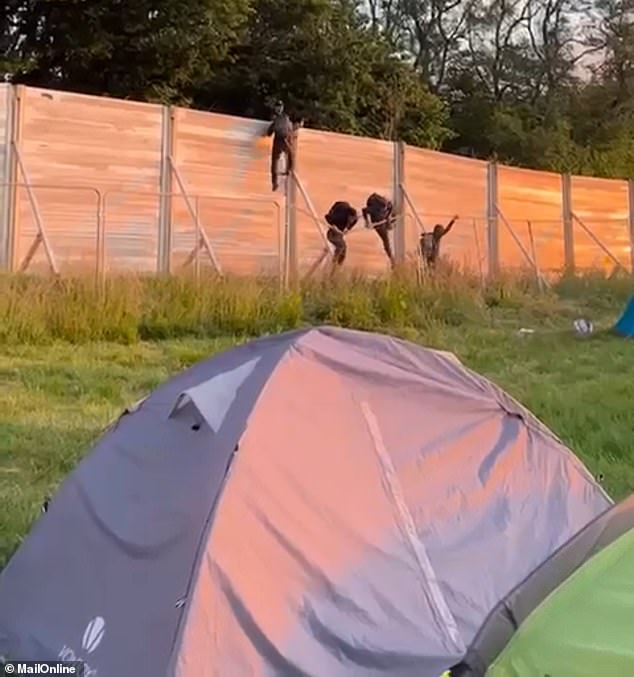 It is not uncommon for campers to be woken up to the sounds and sights of gatecrashers